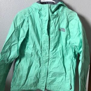 Teal North Face Wind Breaker